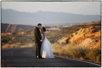 Wedding the desert near Las Vegas. 