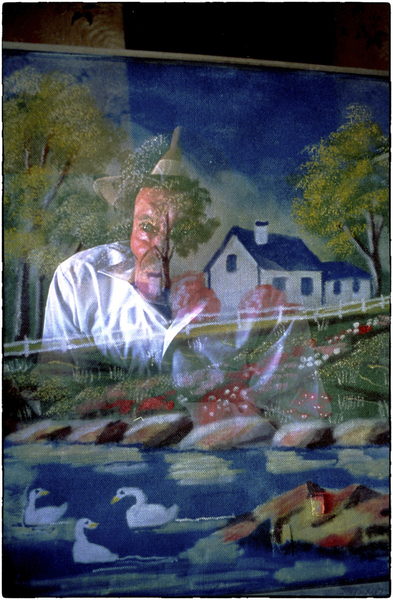 Johnny Eck, Baltimore,  window screen painter. : Street sessions : Oklahoma City Editorial and Documentary Photographer 