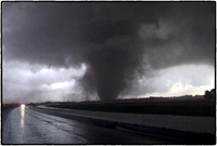 The May 3rd tornado became an F5 tornado with 318 mph wind speeds.