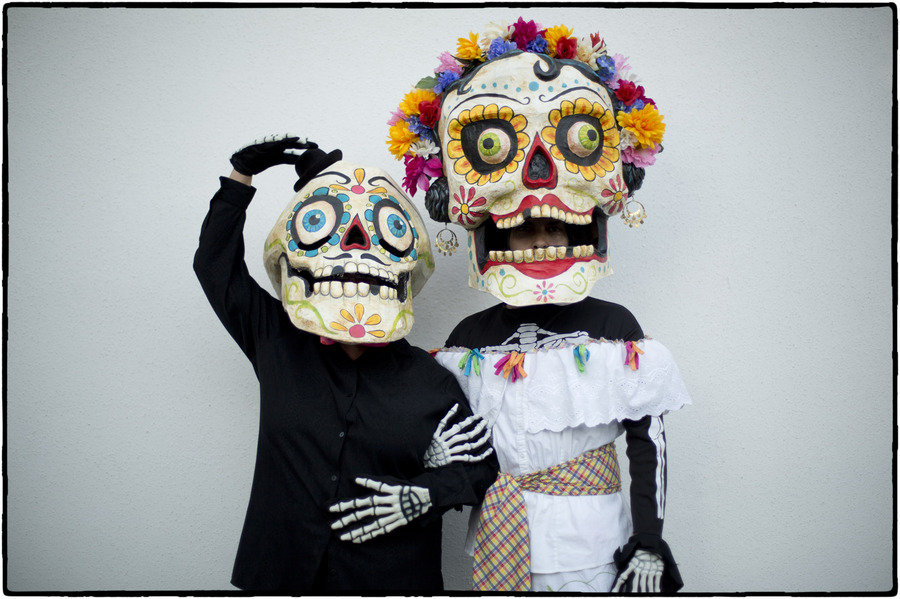 The holiday can be expensive, many families spend two month's income to honor the dead. : Dia de los Muertos  : Oklahoma City Editorial and Documentary Photographer 