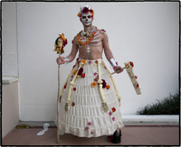 "I dress this way, for my friend, Mary, who committed suicide".