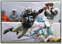 Miami Dolphins game action.