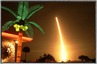 Shuttle launch, Florida.