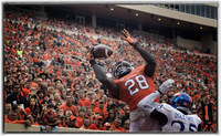 Oklahoma State football game action