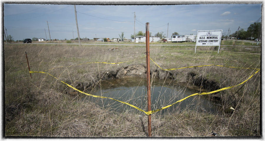 When the mines closed, operations that made the area safe, stopped also.  : Tar Creek  : Oklahoma City Editorial and Documentary Photographer 