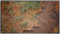 Tar Creek turned red in the 1970s from the heavy metal runoff coming from the old mines.