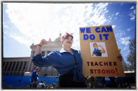 Teachers strike, Oklahoma City.