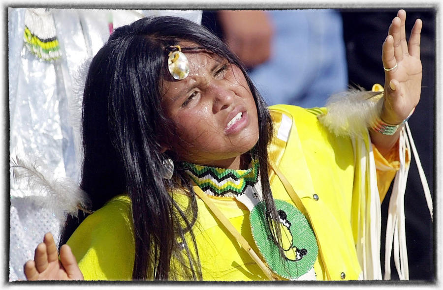 The dance was outlawed by the Federal Government for 70 years - like many traditional ceremonies. : The First Americans : Oklahoma City Editorial and Documentary Photographer 