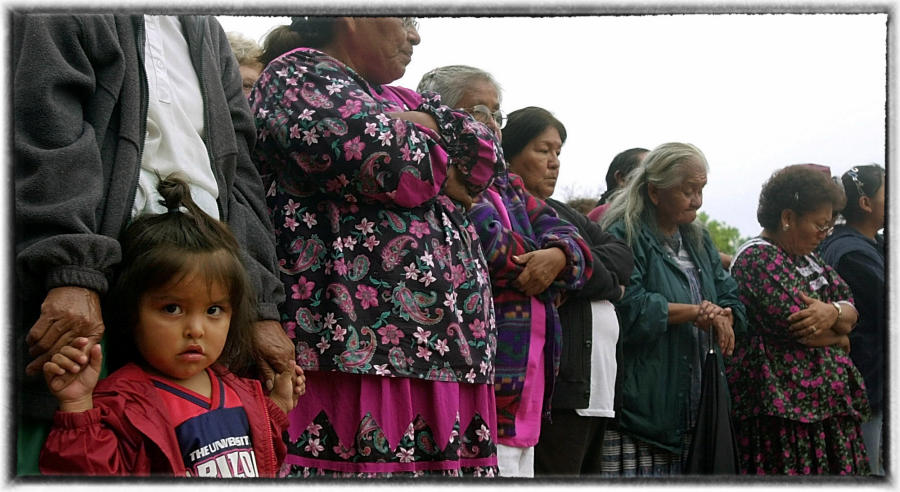 The Sunrise ceremony re-enacts the legend of the White Painted Woman who survived the great flood and gave birth to two sons. Her sons kill the Owl Man who had terrorized her tribe. At the return of the sons, the While Painted Woman established a puberty rite to be given to all daughters born to the people. : The First Americans : Oklahoma City Editorial and Documentary Photographer 