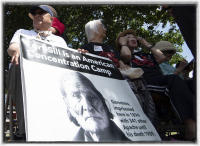 Hundreds of Apache, including Geronimo, were held at Fort Sill, after they became Prisoners of War. Geronimo demanded that families be held together.