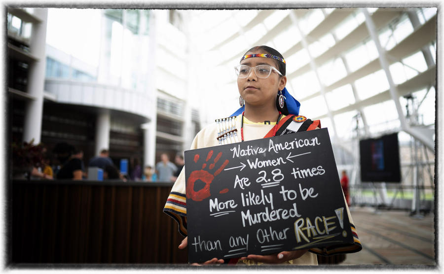 Hanna Harris would have turned 30 on May 5, 2022 had she lived. Instead, thousands of Native Americans observed Missing and Murdered Indigenous Persons Awareness Day.  : The First Americans : Oklahoma City Editorial and Documentary Photographer 